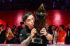 Johann Chua mừng chức vô địch Hanoi Open tối 13/10/2024. Ảnh: Matchroom