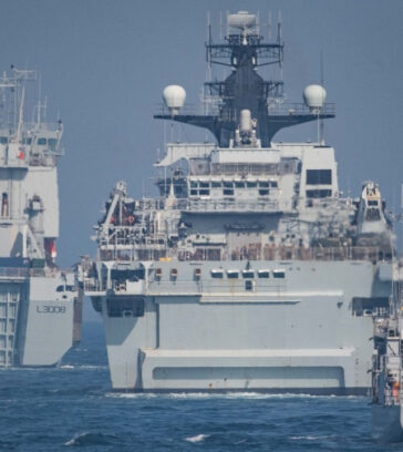 Chiến hạm các nước thành viên NATO tham dự diễn tập BALTOPS 2022 biển Baltic vào tháng 6/2022. Ảnh: NATO