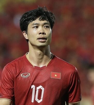 Tiền đạo Nguyễn Công Phượng ở đội tuyển Việt Nam. Ảnh: Hiếu Lương