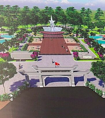 Phối cảnh di tích lịch sử chiến thắng Đầm Dơi - Cái Nước – Chà Là. Ảnh: Chủ đầu tư