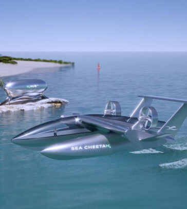 Tàu bay sát mặt nước của Sea Cheetah. Ảnh: Sea Cheetah