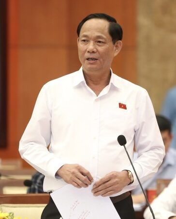 Phó chủ tịch Quốc hội Trần Quang Phương tại buổi làm việc, sáng 5/10. Ảnh: An Phương
