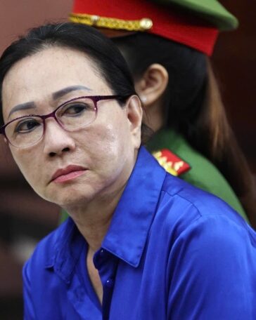 Bị cáo Trương Mỹ Lan tại tòa phúc thẩm. Ảnh: Trần Quỳnh