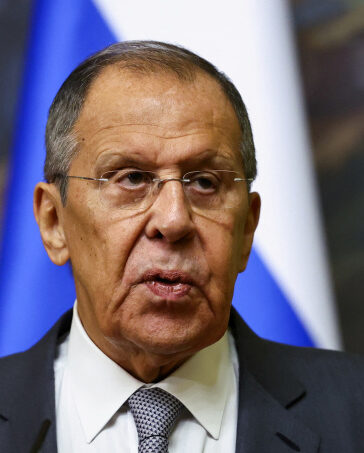 Ngoại trưởng Nga Sergei Lavrov họp báo tại Moskva ngày 29/8. Ảnh: Reuters