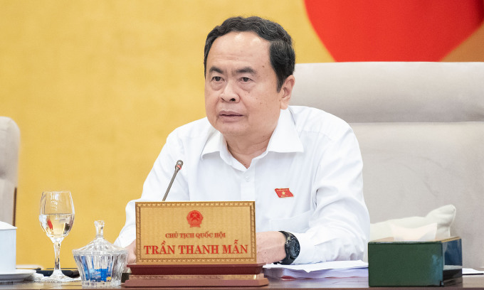 Chủ tịch Quốc hội Trần Thanh Mẫn. Ảnh: Media Quốc hội