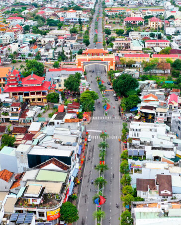 Một góc An Nhơn ngày nay. Ảnh: Nguyễn Dũng