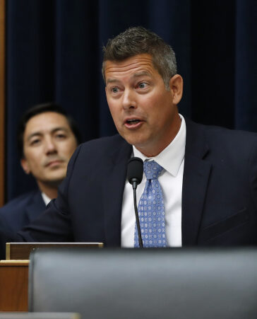 Hạ nghị sĩ Sean Duffy, bang Wisconsin, tại một phiên điều trần ở quốc hội hồi tháng 7/2018. Ảnh: AP