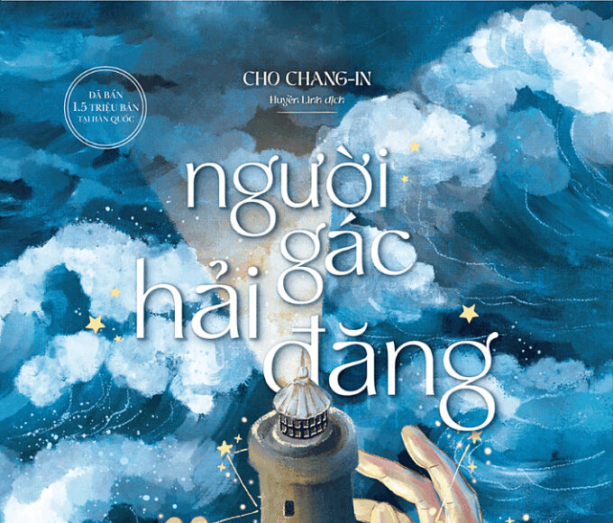 Bìa Người gác hải đăng, sách 344 trang. Ảnh: Skybooks