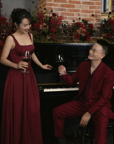 Vợ chồng Hoàng Bách bên nhau 20 năm. Ảnh: Nhân vật cung cấp