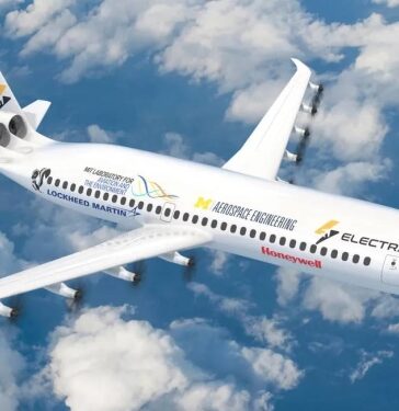 Hình minh họa về mẫu máy bay chở khách trong tương lai của NASA. Ảnh: Electra