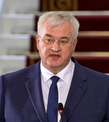 Ngoại trưởng Ukraine Andriy Sybiga tại cuộc họp báo ở Cairo, Ai Cập hôm 26/10. Ảnh: AFP