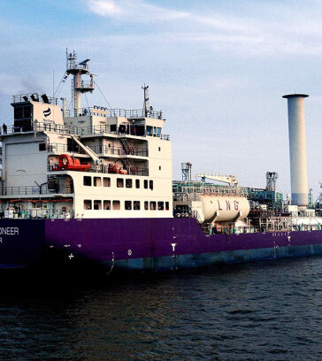 Northern Pioneer, tàu chở CO2 hóa lỏng thương mại đầu tiên trên thế giới. Ảnh: China Media Group