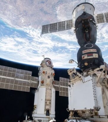 Các module bên phía Nga của trạm ISS. Ảnh: NASA